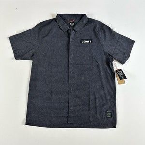 Roark Bless Up Run Amok Men Sz XL NWT Perforated Fabric Motorhead Collab Lemmy